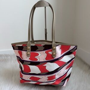 Authentic Emilio pucci canvas tote bag